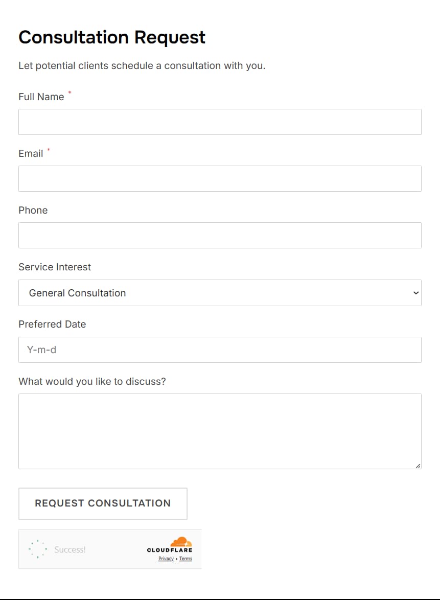 Consultation Request