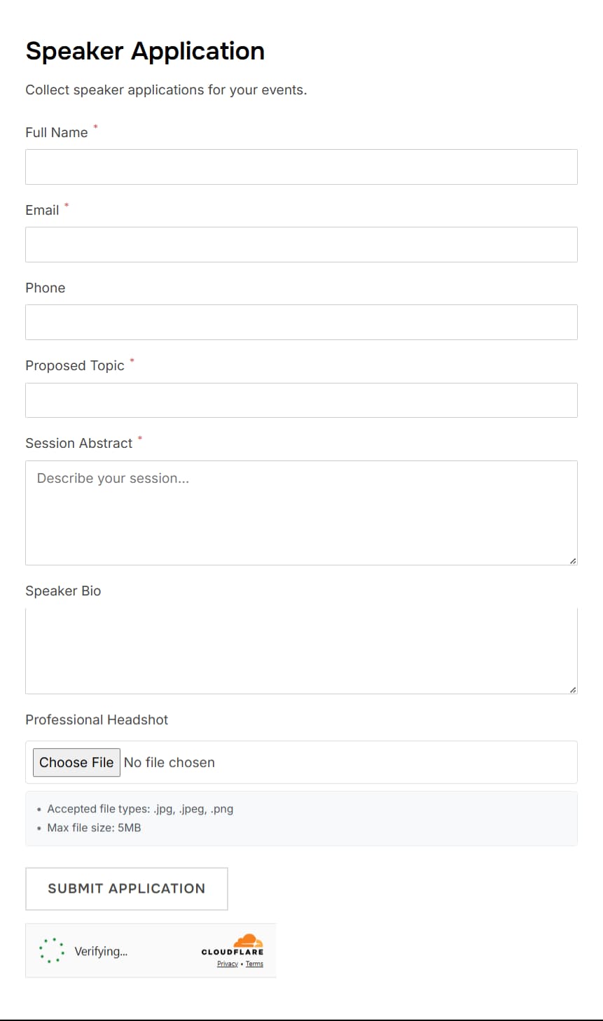 Speaker Application